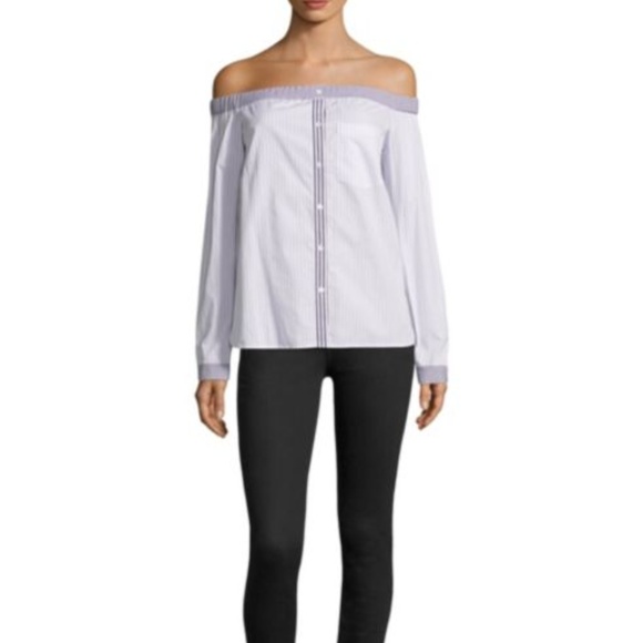 Bailey 44 Shibui Off-The-Shoulder Striped Top - Picture 5 of 5